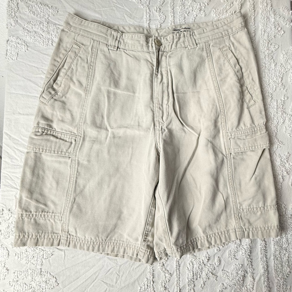 Tommy Bahama Relax Beige and Green Shorts